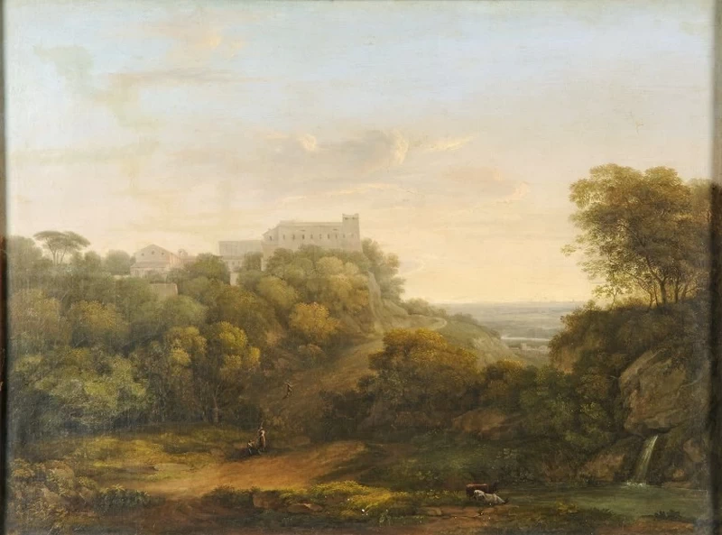 Veduta del Monte Aventino con il Monastero di Santa Balbina, 1810 - Centro Culturale Carlo Venturini, Massa Lombarda
